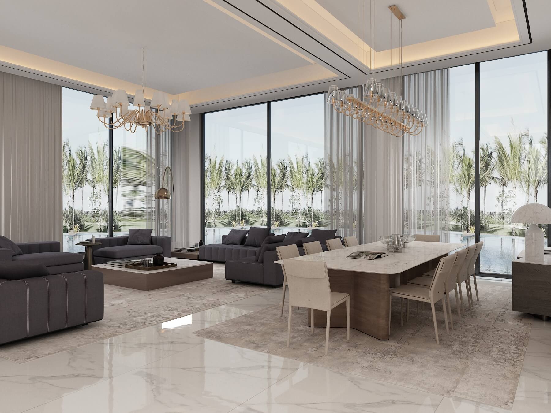 Luxury residential interior by VCD Collections